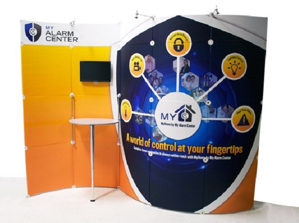 10' x 10' tigerLite exhibit Display