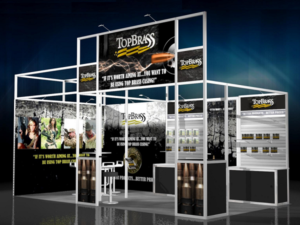 20' Top Brass Rental Display